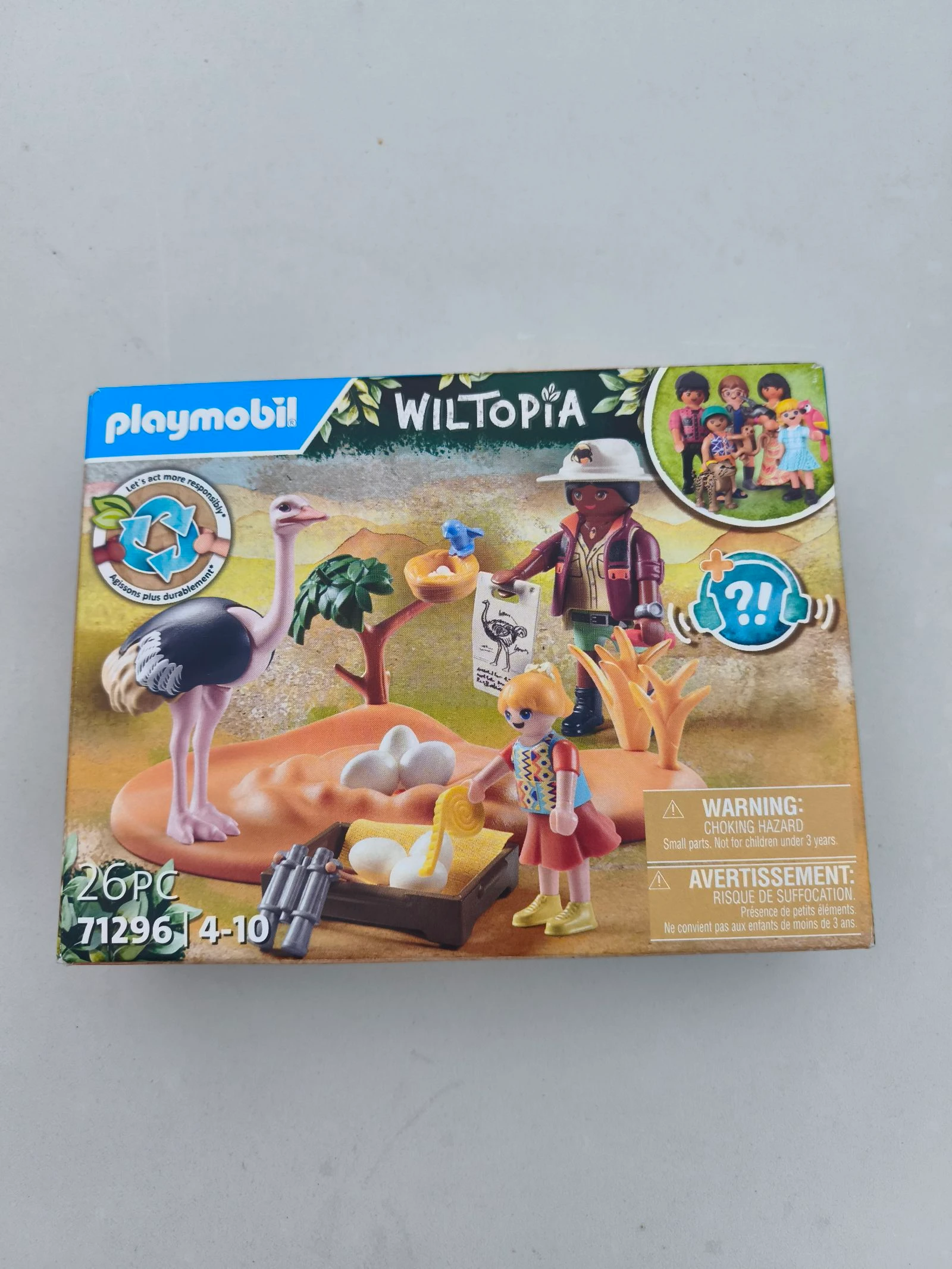 Playmobil 71296 wiltopia nid d'autruche neuf